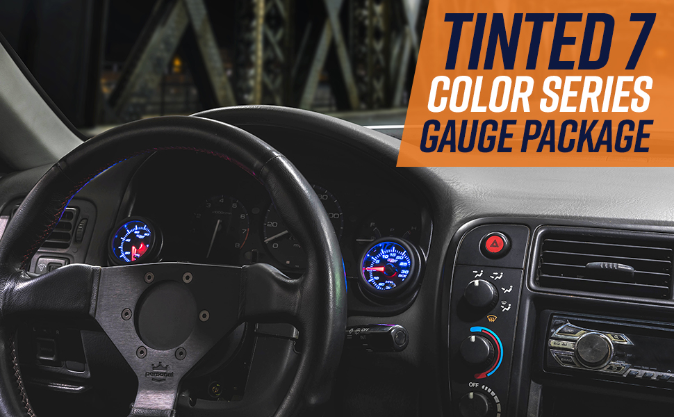 GlowShift Gauge Package Compatible with Acura Integra 19942001 Tinted 7 Color 30