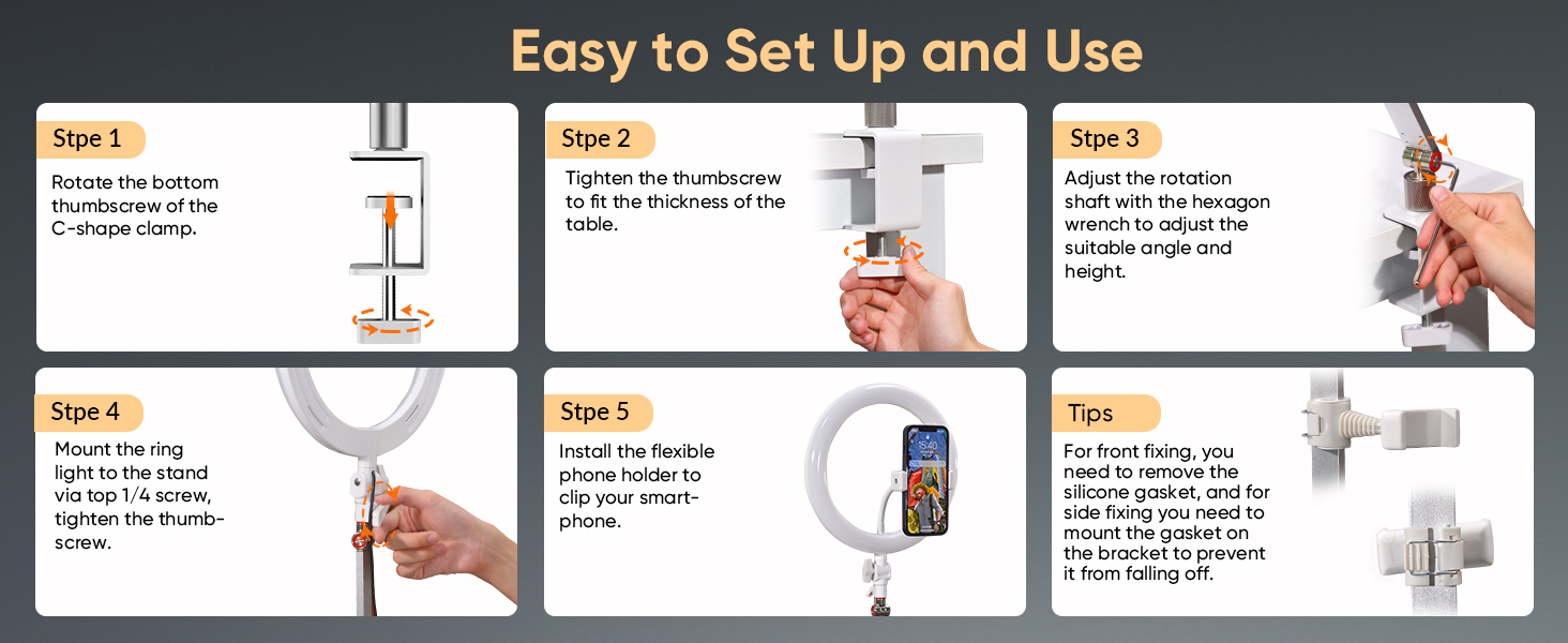 ring light with stand