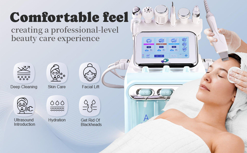 sagina スキンケアデバイス Amazon.com: Hydrogen Oxygen 7 in1 Facial Care Machine with