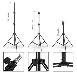 Adjustable backdrop tripod
