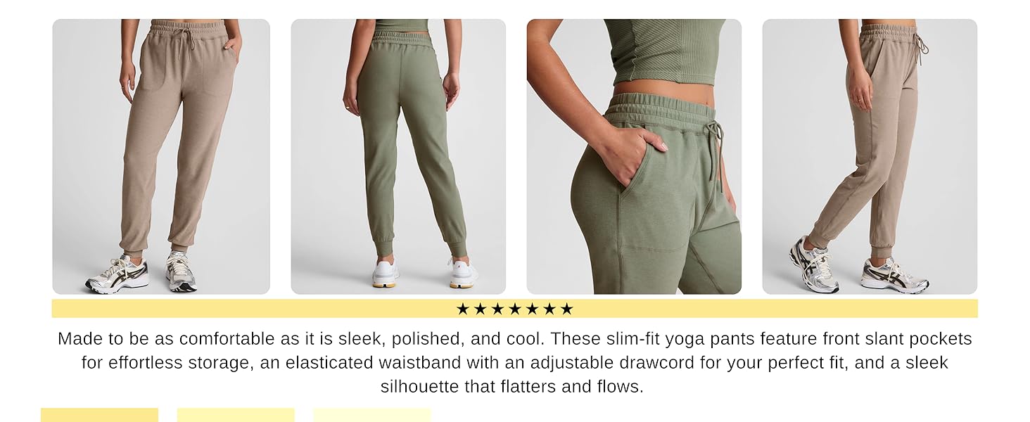 BY - DESK - Women's Spacedye Commuter Midi Joggers - 3