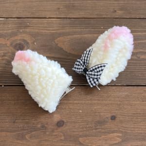 ふわふわ ひつじ ベビーヘアクリップ ヘアピン ヘアゴム もこもこ ヒツジ 羊 ふわふわ ひつじ ベビーヘアクリップ ヘアピン ヘアゴム