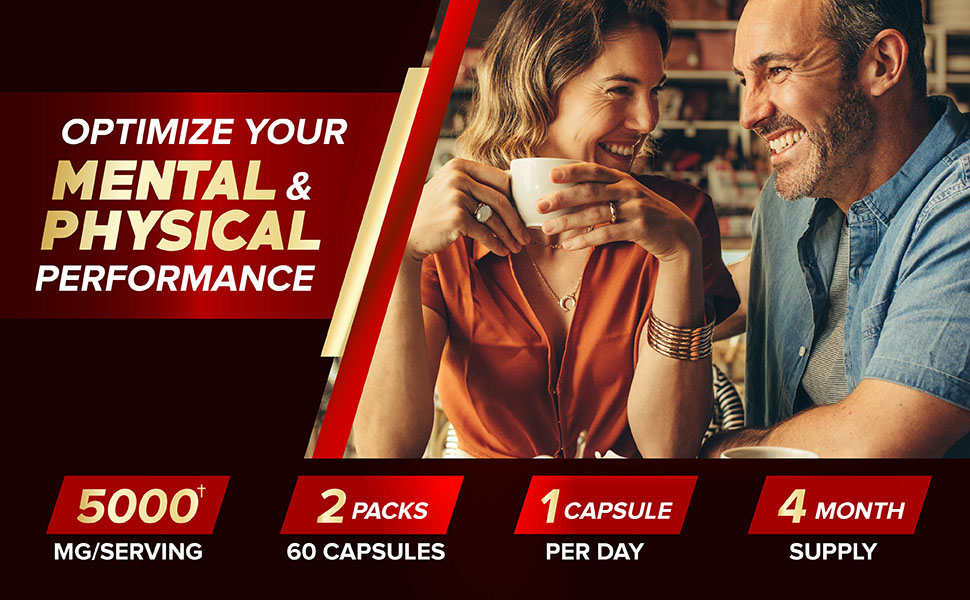 Mushroom Complex 60 capsules, 2 pack, 5000 mg