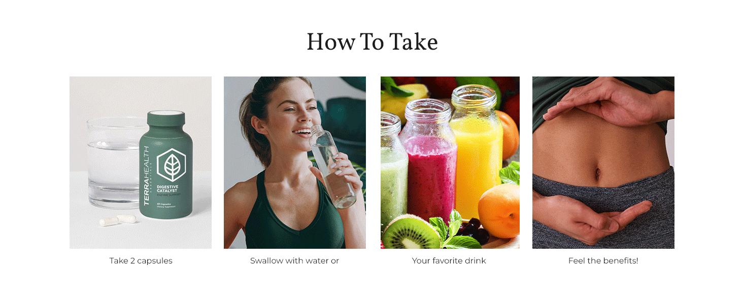 Digestive Catalyst - How to Take - Terra Health Essentials