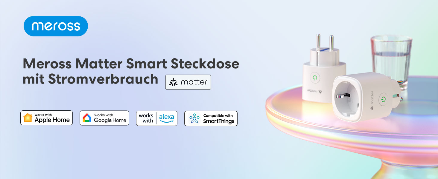 Meross Matter WLAN Steckdose