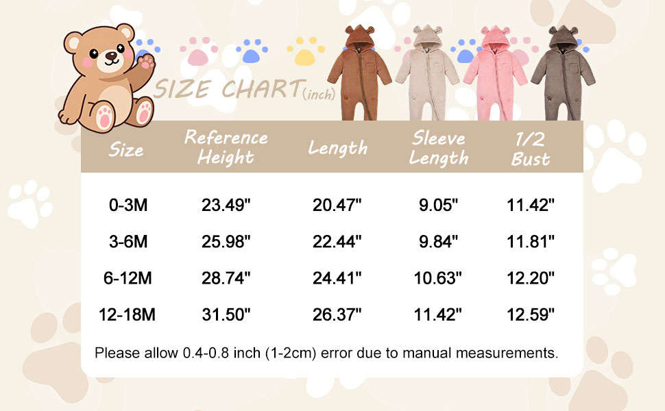 newborn baby bear outfit