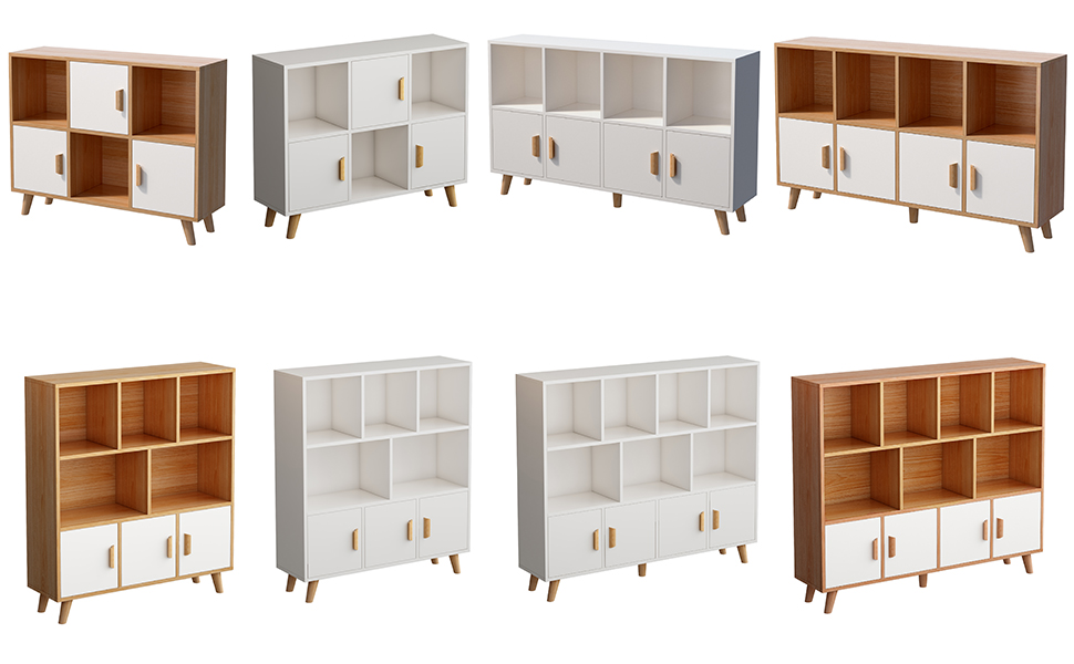 OSCHF BOOKCASE WITH DOORS