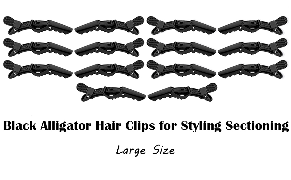 Amazon.com : Ondder 14 Pack Black Alligator Pro Salon Hair