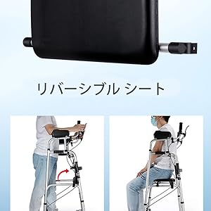 Amazon | AKACIJA 歩行器 折りたたみ式 四輪歩行補助具 軽量