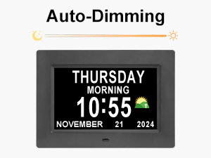 Digital Clock Large Display Alzheimers Clock Large Digital Clock for Seniors