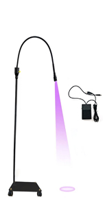 マツエク　LEDライト　ハンド　フットペダル用 Amazon | LEDライト マツエク専用 フットスイッチ付き