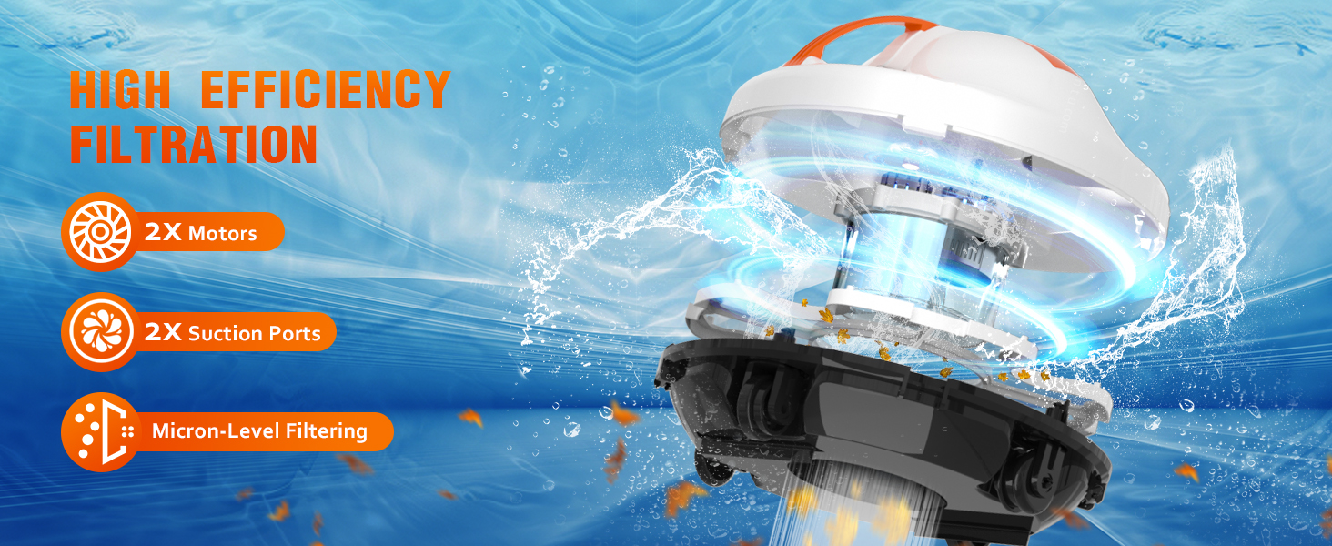 above ground pool vacuum robot