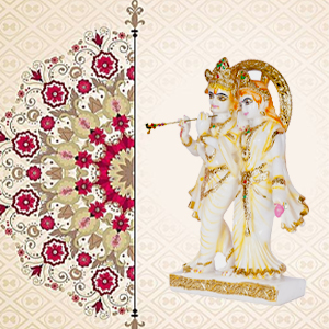 This Radha Krishna statue