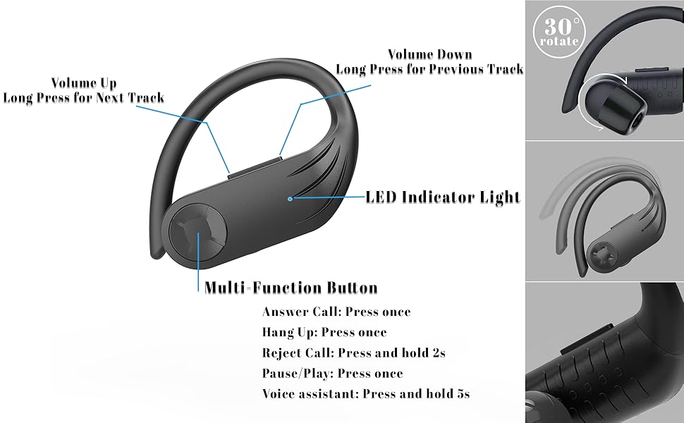 Cuzabe Shooting Ear Protection, Noise Reduction Bluetooth Hearing Protection with