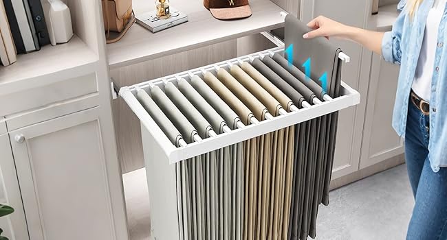 Pull Out Pants Rack