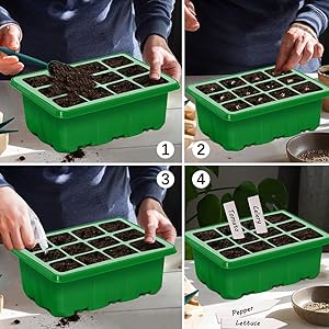 Seedling Starter Trays seed tray with dome
