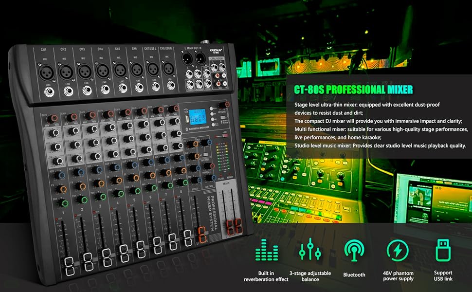 Stage level ultra-thin mixer