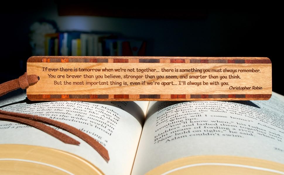 Christopher Robin Wood Bookmark
