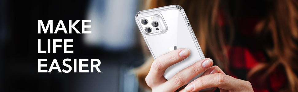 Amazon.co.jp: ESR いphone12 Pro Max ケース 用 ケース 透明 9H