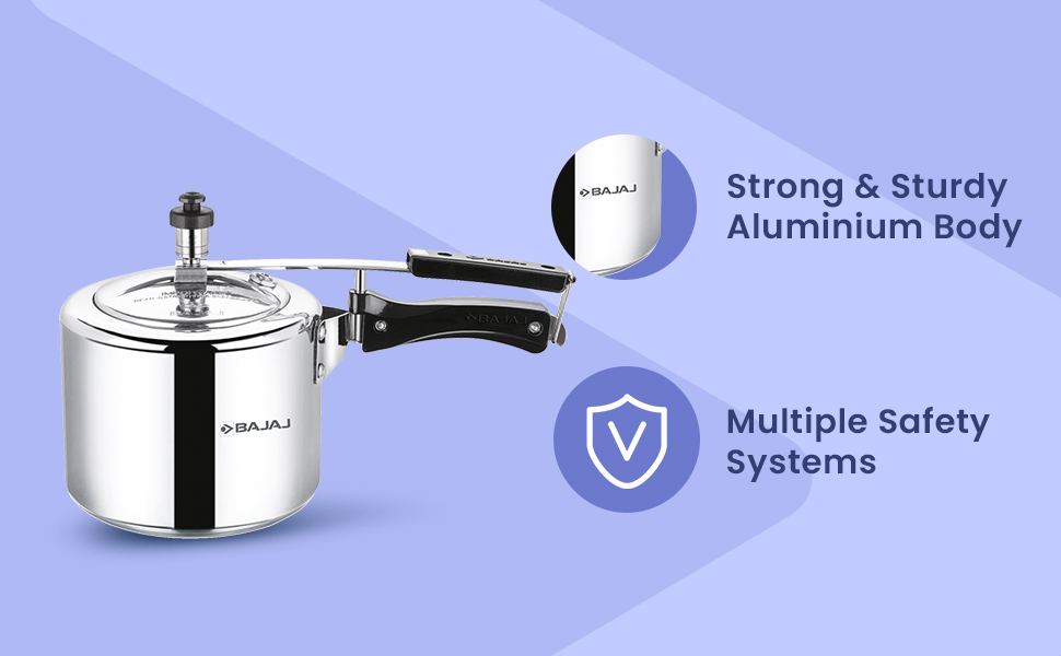 pressure cooker, cooker, cookers, aluminium cooker, bajaj cooker, bajaj pressure cooker