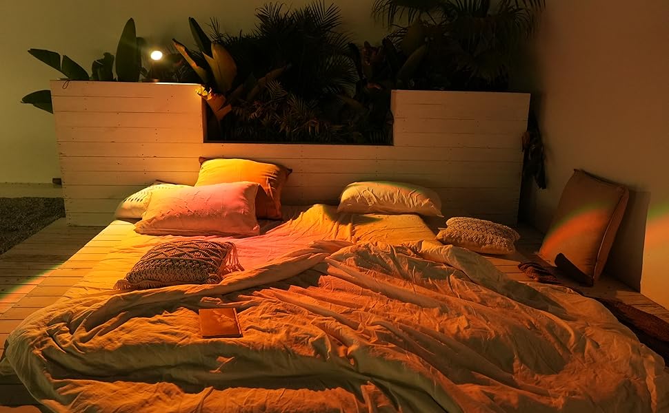 QUIGO Upgraded 10w Sunset Lamp Projector Led Lights for Room Decor Night Light Kids Sun/Sunlight