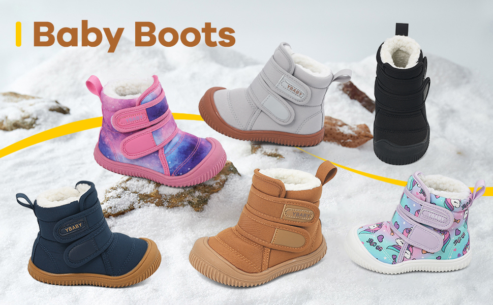 Slippers Toddler Kids Wool Shoes Lined Warm Fur Baby Boots Winter Boots Shoes