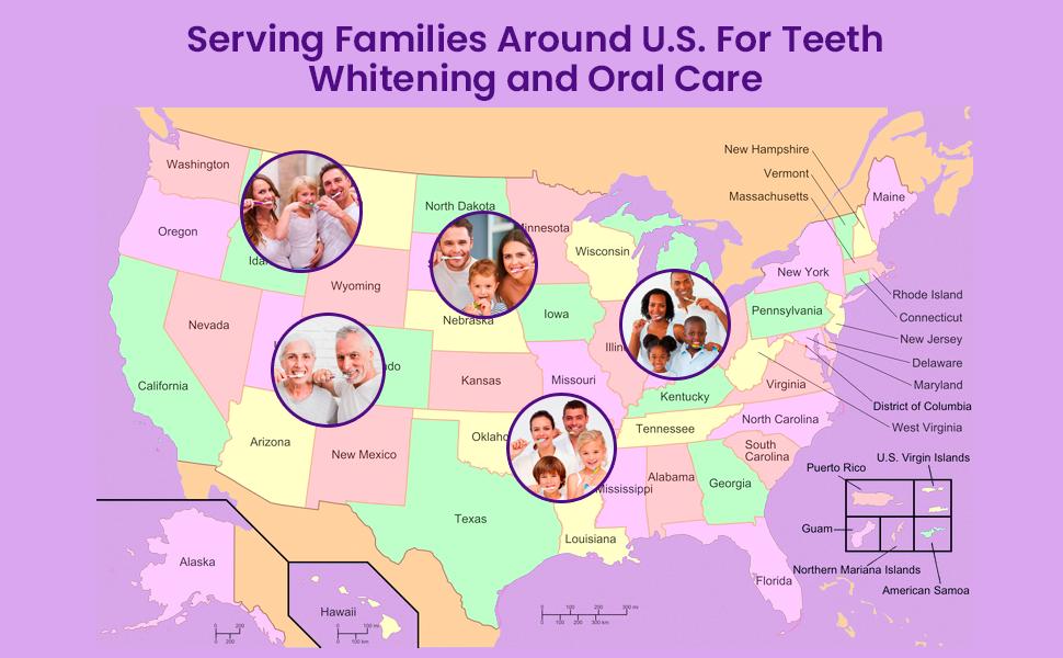 purple teeth