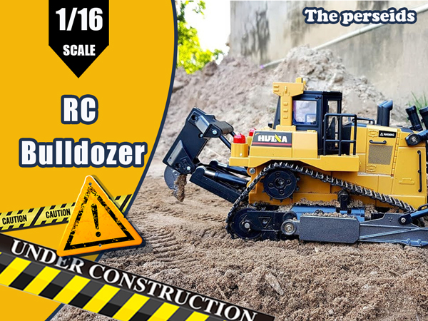 Amazon.com: The perseids Remote Control Bulldozer 1/16 Full