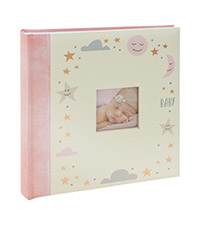 Pink baby albums