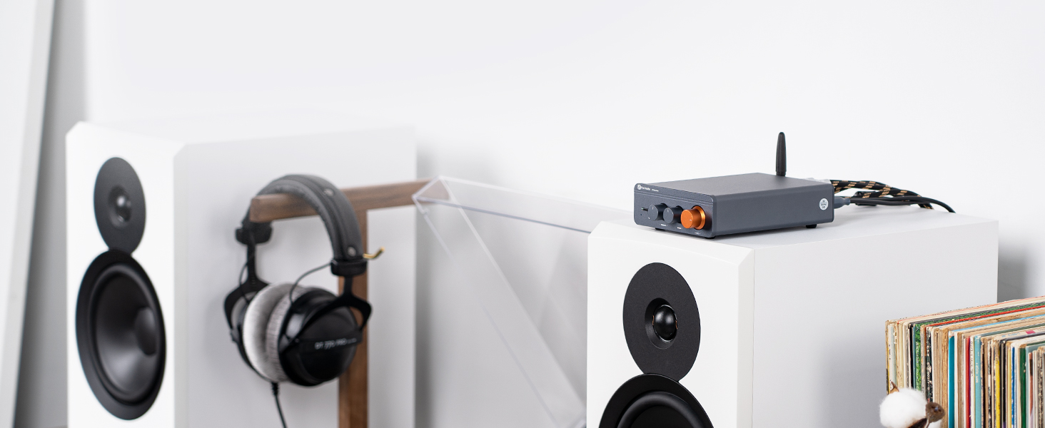 Amplificador de 2 canales Fosi Audio BT20A Pro 300W x2 TPA3255 Bluetooth 5.0 Home Audio Stereo