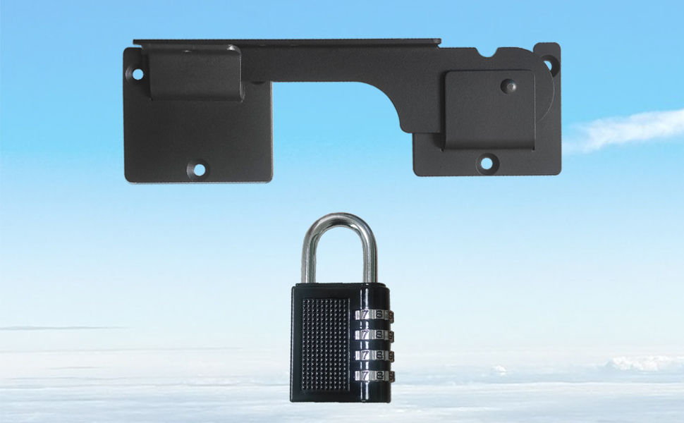 Flip Gate Latch with Adjustable Padlock Holes 8.6" Heavy
