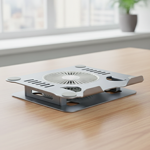 Z17 Portable Laptop Stand, Ergonomic Adjustable Alloy Laptop Riser, Foldable Stand, Height Adjustable, Anti-Slip Design, Lightweight, Ideal for Work, Study, and Travel 13 SPN-MX9E8