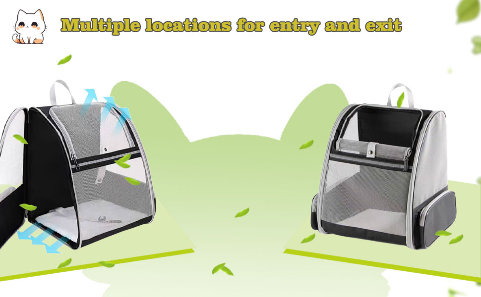 BEIKOTT Pet Dog Cat Bird Bunny Snake Hamster Lizard Backpack Carrier