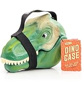 Suck UK - Contenitore per il pranzo a forma di dinosauro con simpatico T-Rex Head | Contenitore multiuso per snack e giocattoli per bambini