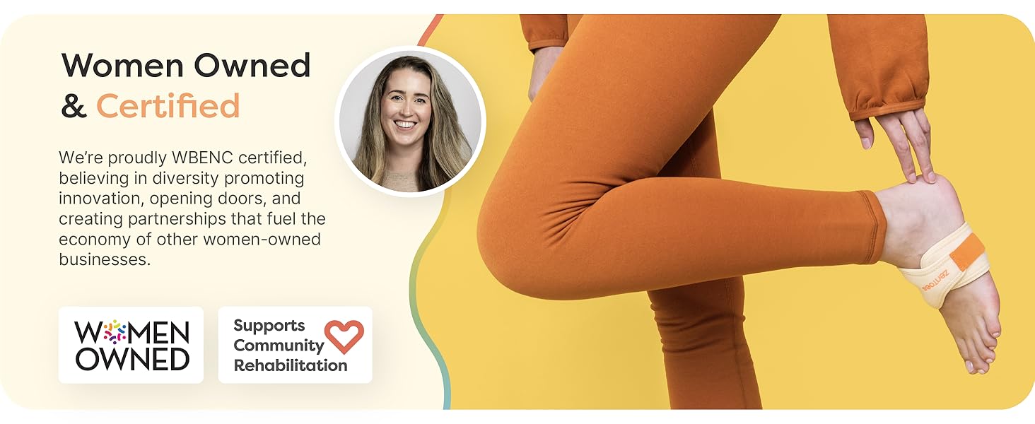 zentoes women owned business foot care foot health arch support