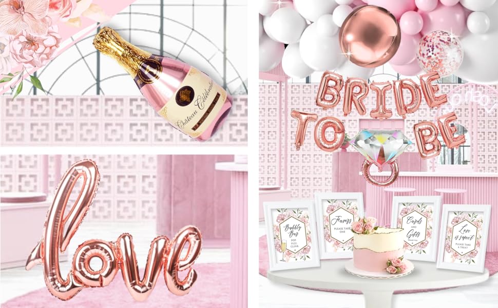 bachelorette decoration rose gold bachelorette party decoration set bachelorette party decorations