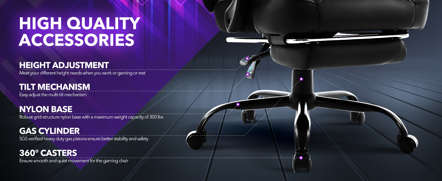 High-Back Computer Desk Chair