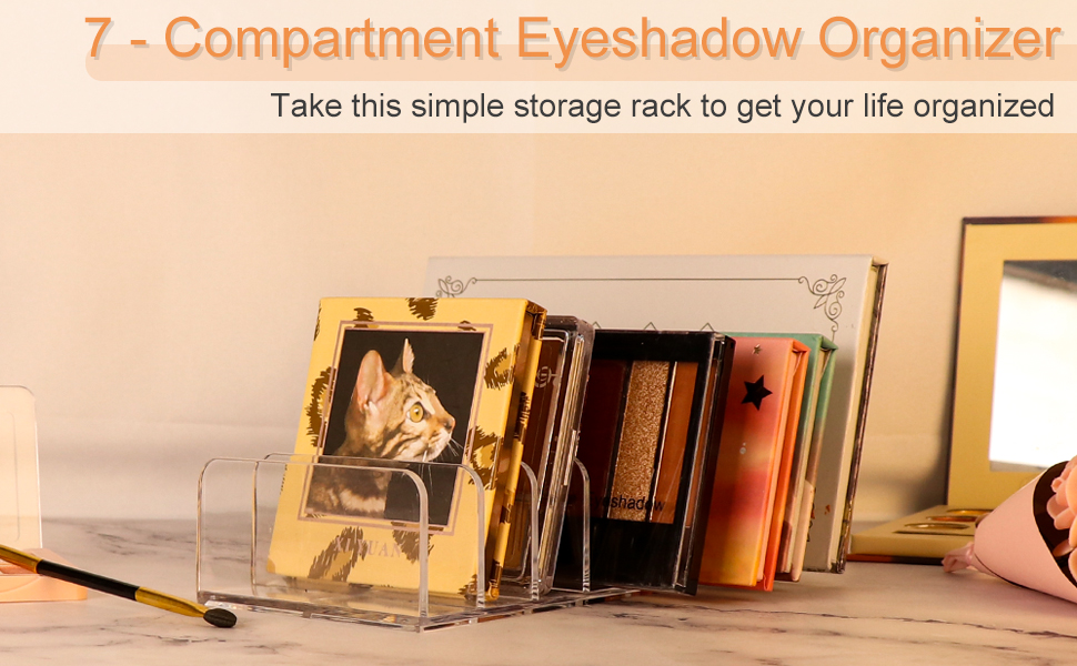 7 - Compartment Eyeshadow Organizer