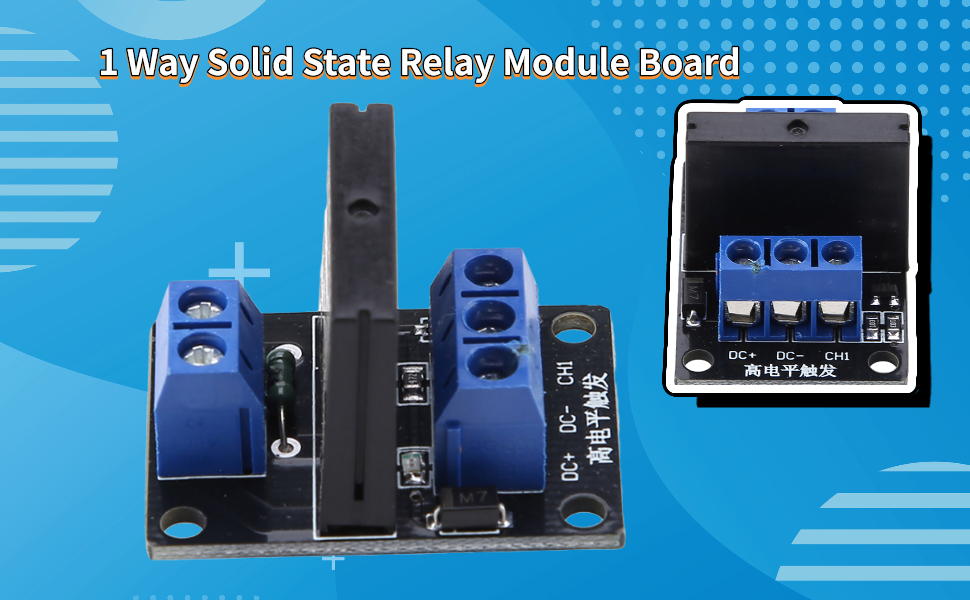 1Channel High Level Trigger Solid State Relay Module with Fuse Channel