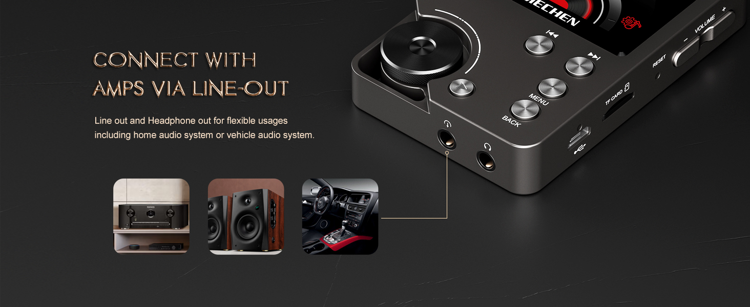 MP3 Player, MECHEN M30 Lossless High Resolution Portable Digital Audio