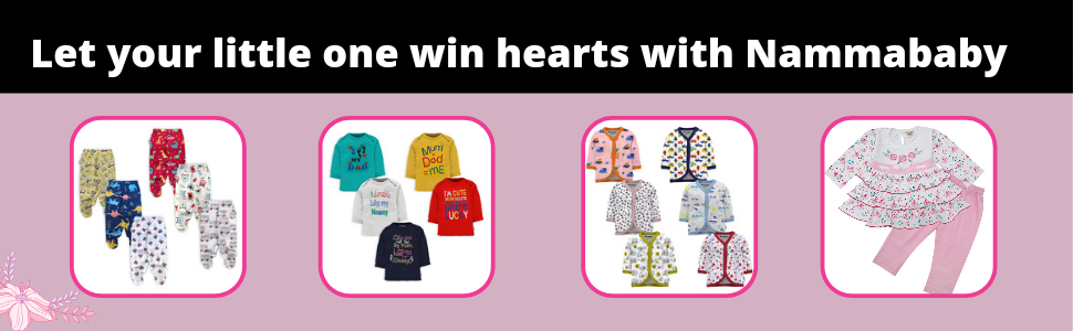 Nammababy pajama kids for boys 5-6 years pajamas track pant pack of 6 colorful print