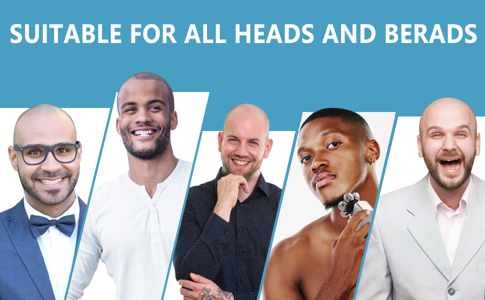 Head shavers for bald men