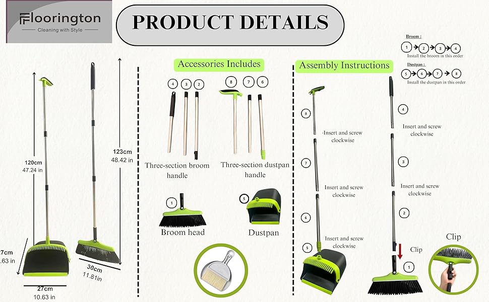 Long handles dustpan and brush set dust pan and brush long handled tall brush and dustpan set mini