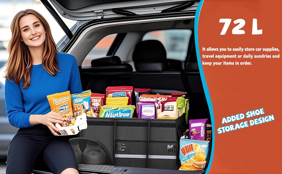 Trunk Organizer For Car-72L