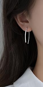 bar_dangle_earrings_for_women_teen_girls_wire_threader_earrings_open_hoop_earrings