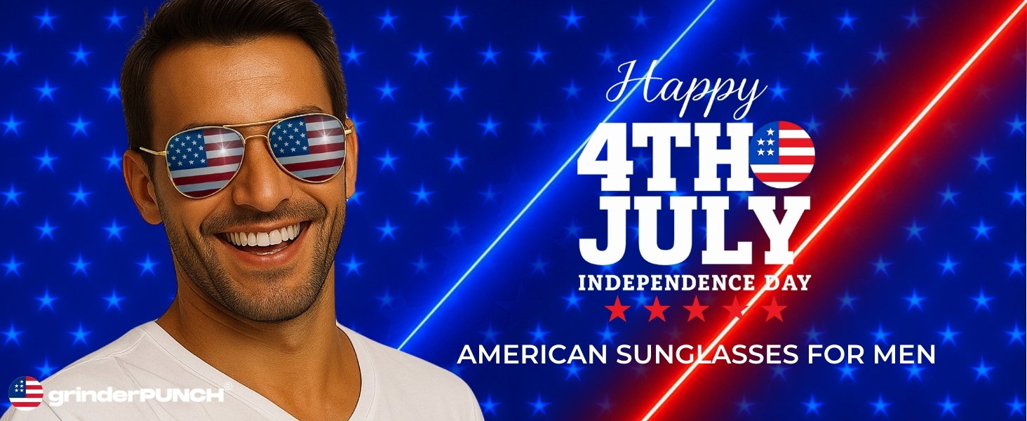  Bulk USA American Flag Aviator Sunglasses