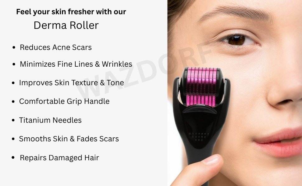 skin roller face roller for skin dermaroller for hair growth microneedling roller