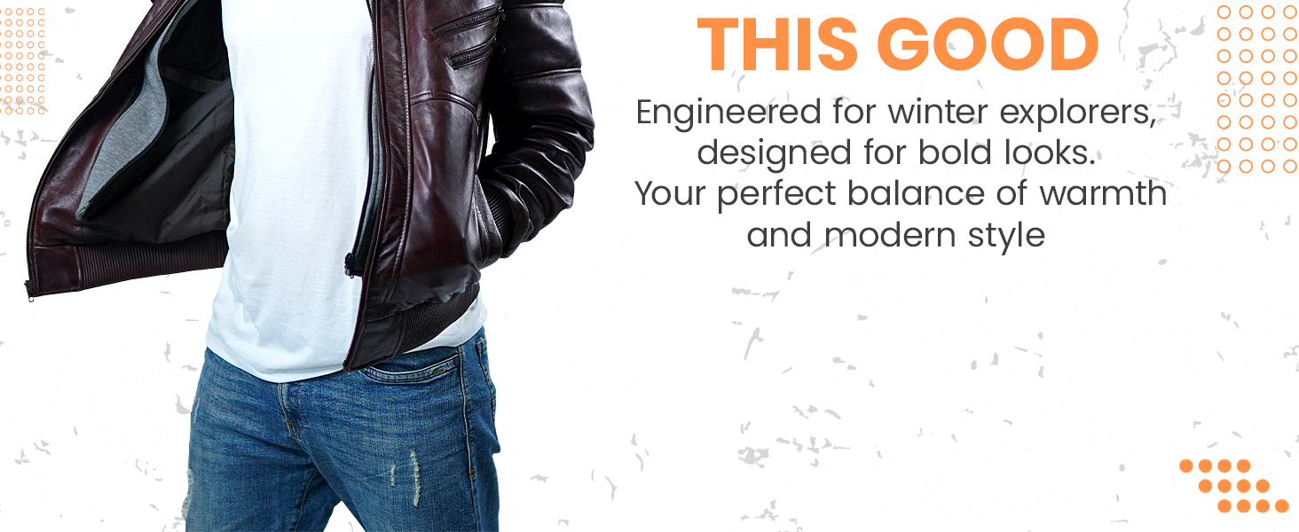 Lambskin leather jackets