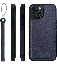 Amazon.co.jp: HANATORA iPhone用 15ProMax ケース 手帳型 本革