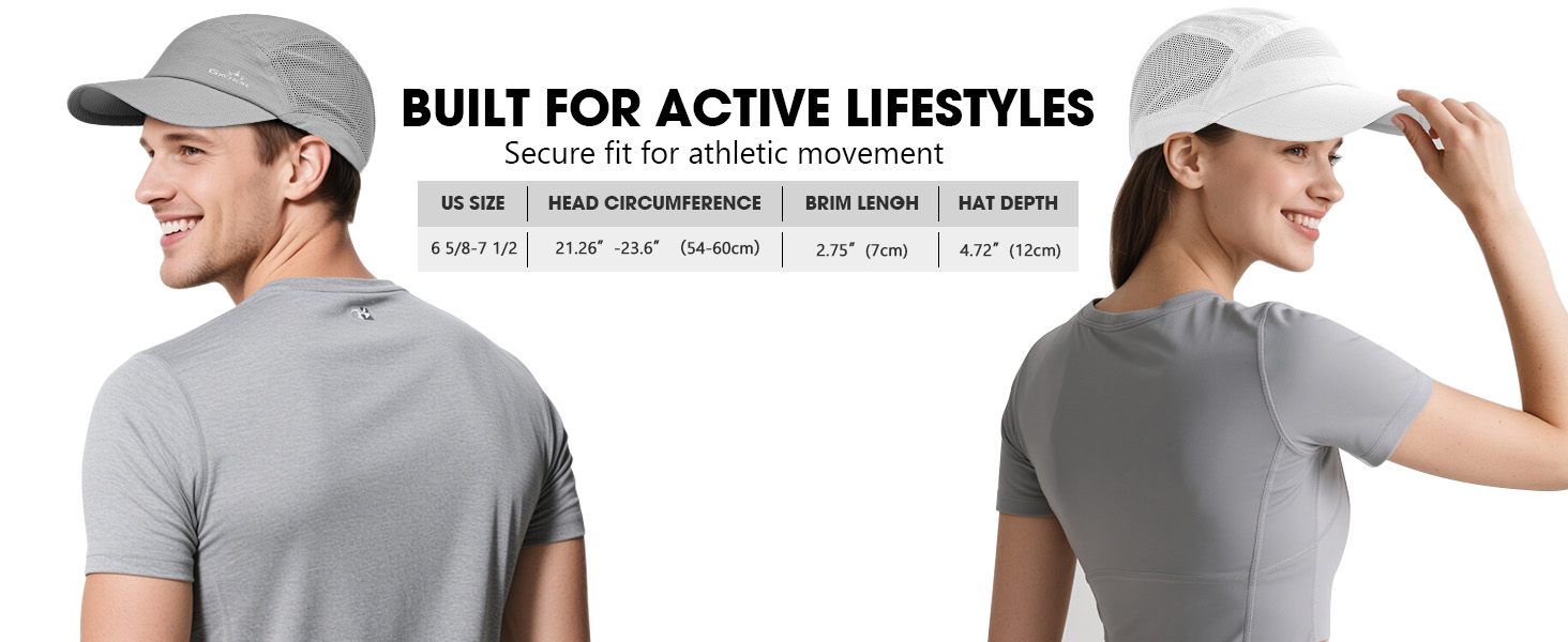 Built for Active Lifestyles Secure fit for athletic movement